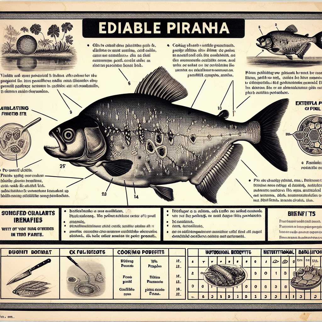 Пиранья съедобная: особенности, способы приготовления и полезные свойства