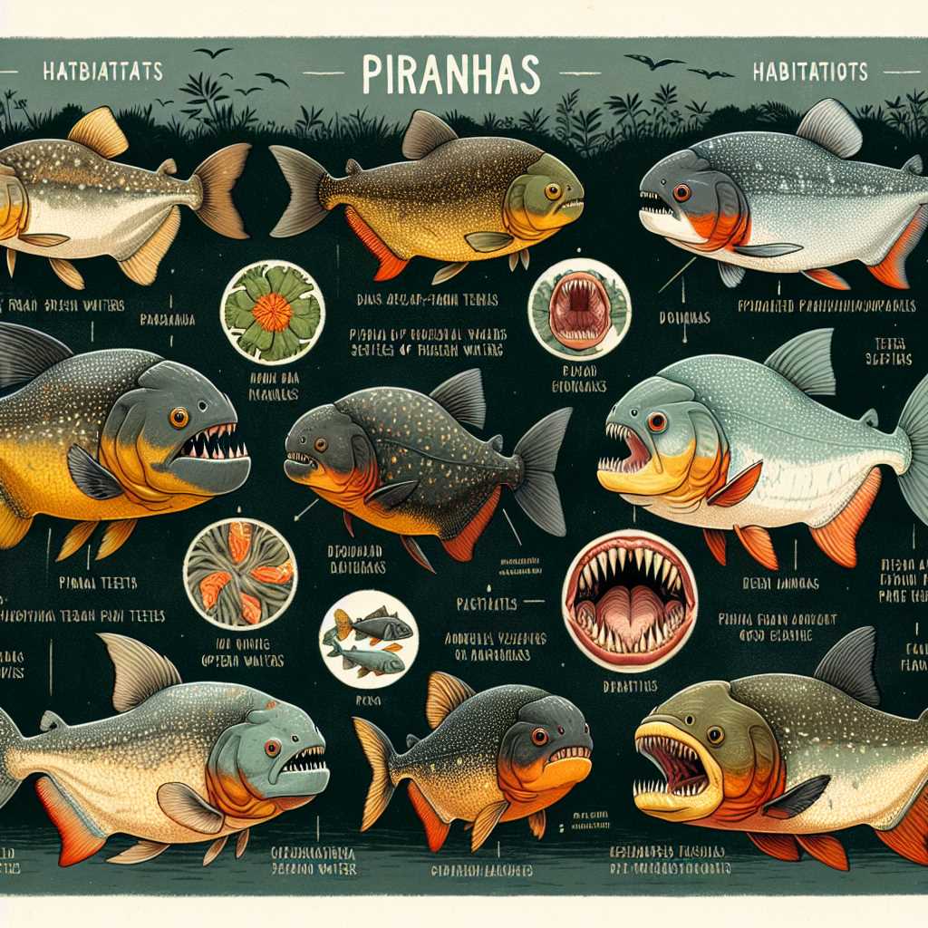Способы охоты и питания у рыб пираньи-хищницы